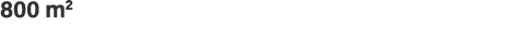 800 m2